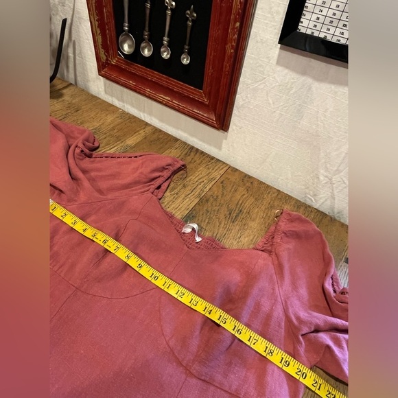 ADDITION ELLE – Haut rose brique à volants – Taille 2X - Picture 4 of 8